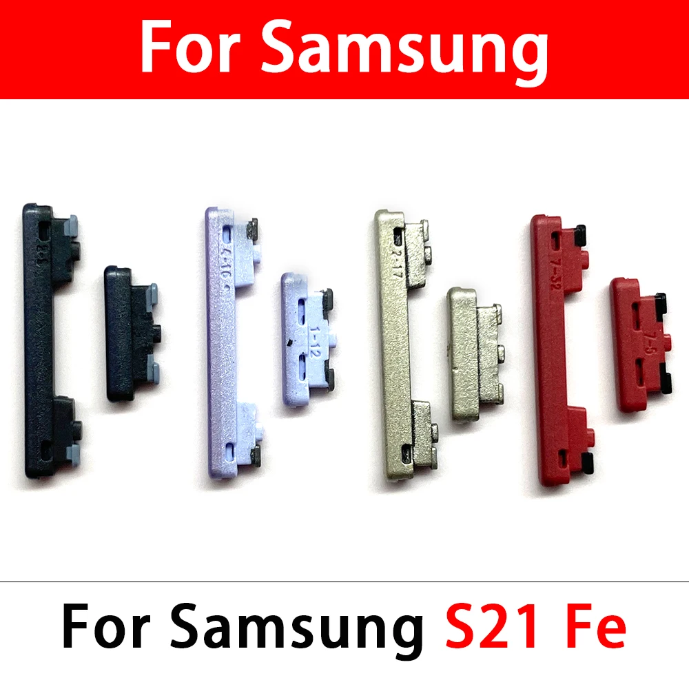 Wholesale Volume Button Power Side Key for Samsung S21 S20 Fe Plus Ultra  Replacement External Button Mobile Spare Parts