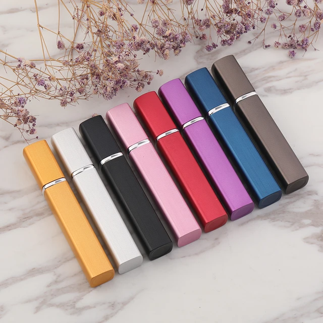 12ml Aluminum Perfume Atomizer Refillable Travel Glass Bottles for Carrying Your Favorite Fragrance