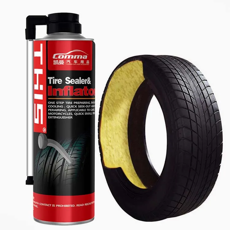 Emergency Car Tire Fix Sealant Flat Repare Tyre Tube Repair Tireject  Motorcycle Puncture Crack Permanent Tire Sealer Inflator