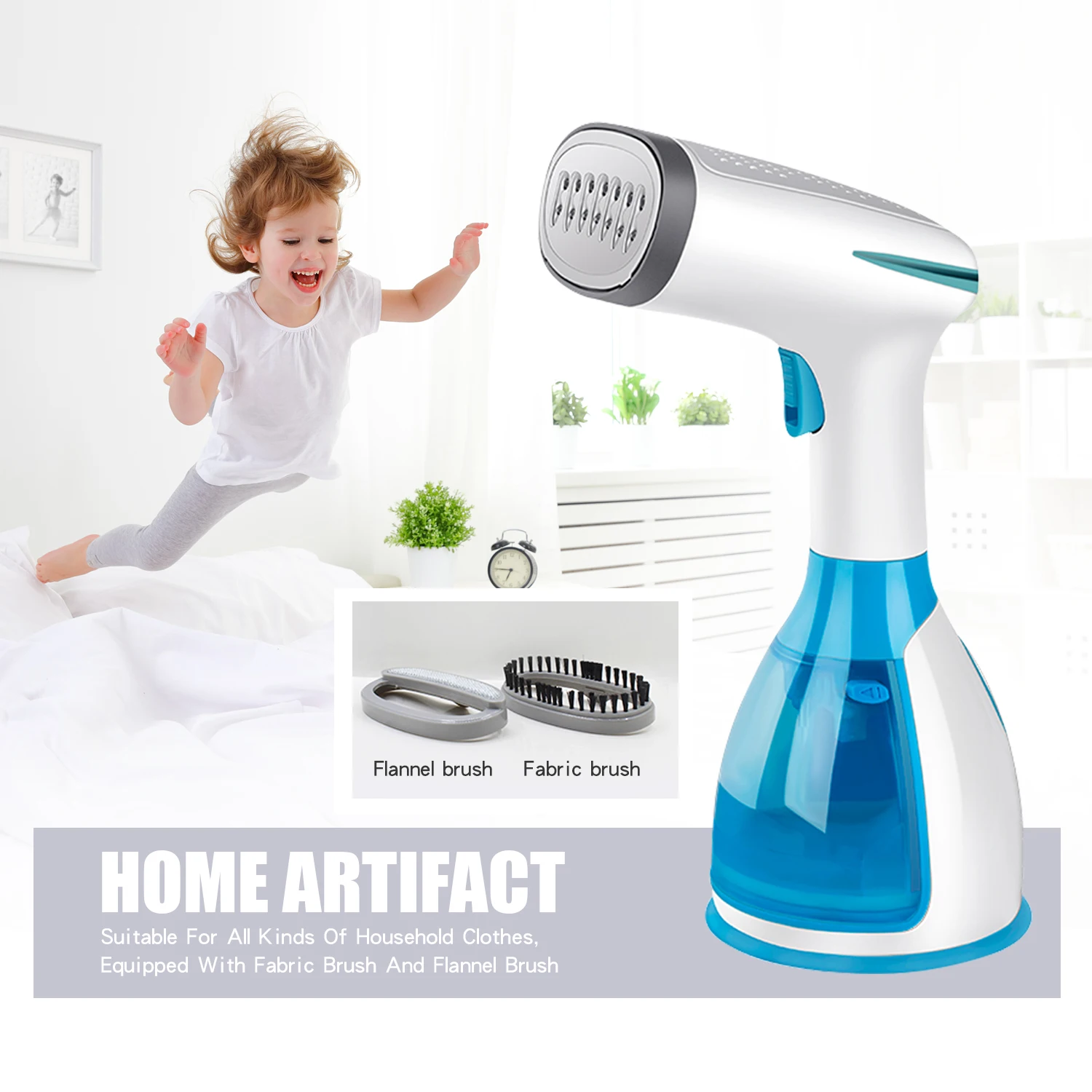 280ml Water Tank Garment Steamer 1500W Portable Handheld Portable Steamers For Clothes Auto Off Flyinghedwig Clothes Steamer Horizontal & Vertical Steam Fast Heat-up 
