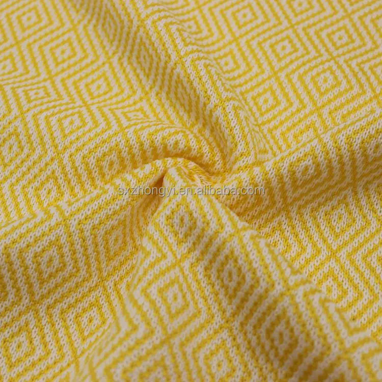 Coarse Needle Jacquard Knit Fabric for Garment Hometextile Blanket