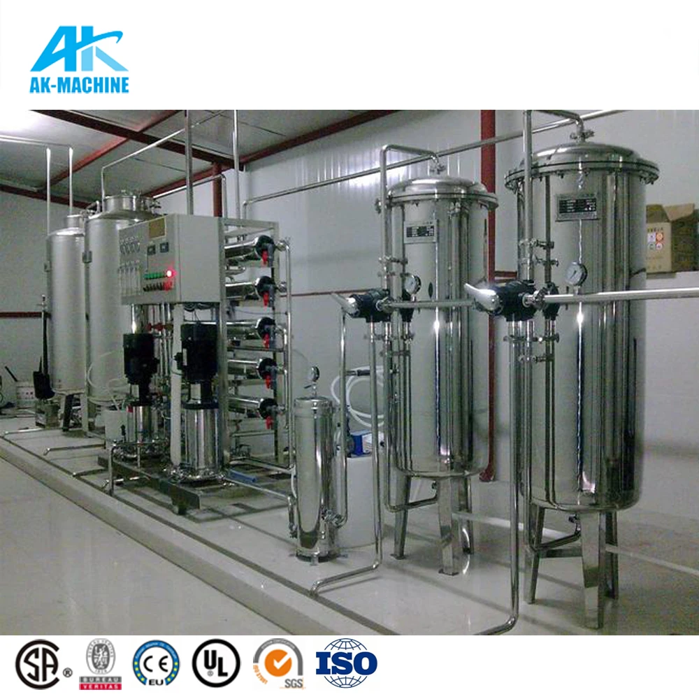 Small Plant Scale Water Production Line Bottled Water Pre Treatment Machinery Water Purification Machine System