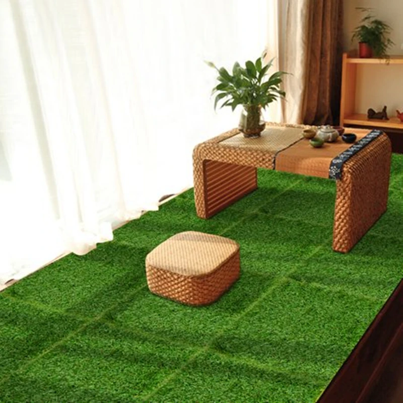 UNI  Garden Floor Design Artificial Grass Deck Tiles