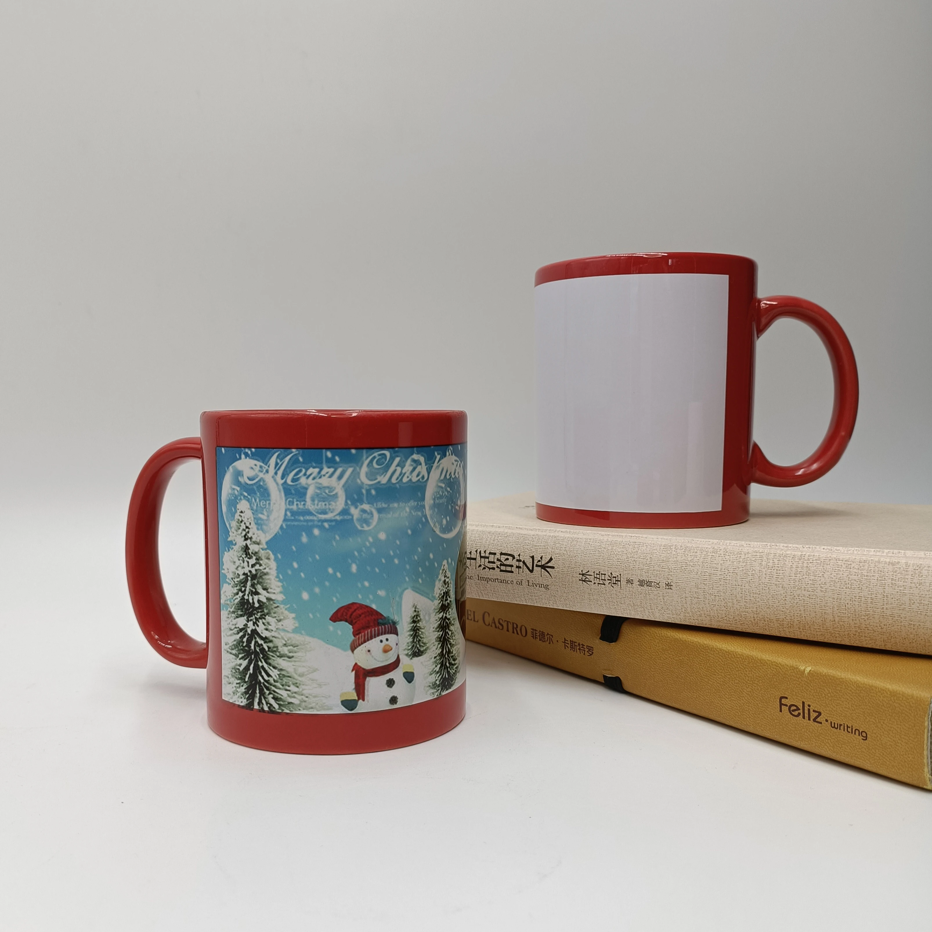 Direct Selling Polyester Coating Sublimation Coffee Mug Ceramic Sublimation Coated Mug