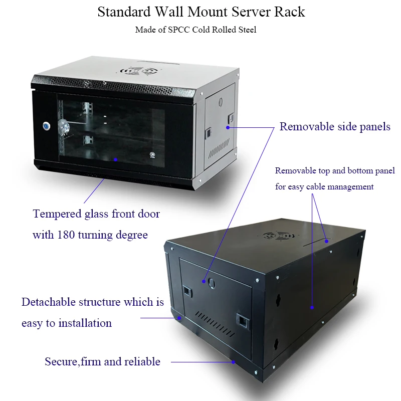 Factory Customized 6U Network Cabinet Data Center Server Rack 6U DIY Network Cabinet