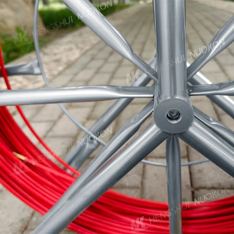 Duct Reinforcing Rods 14*250m Conduct Traceable Fiberglass Duct Rodder Snake Rod Fiberglass ...