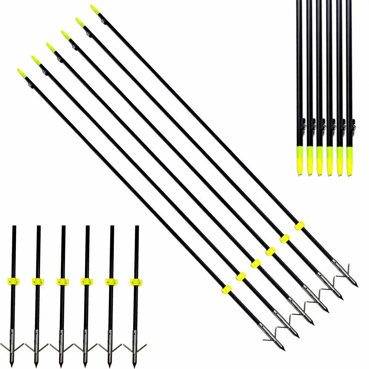 Professional Bow Fishing Arrows Archery Shooting Fish Arrows 32.5 ...