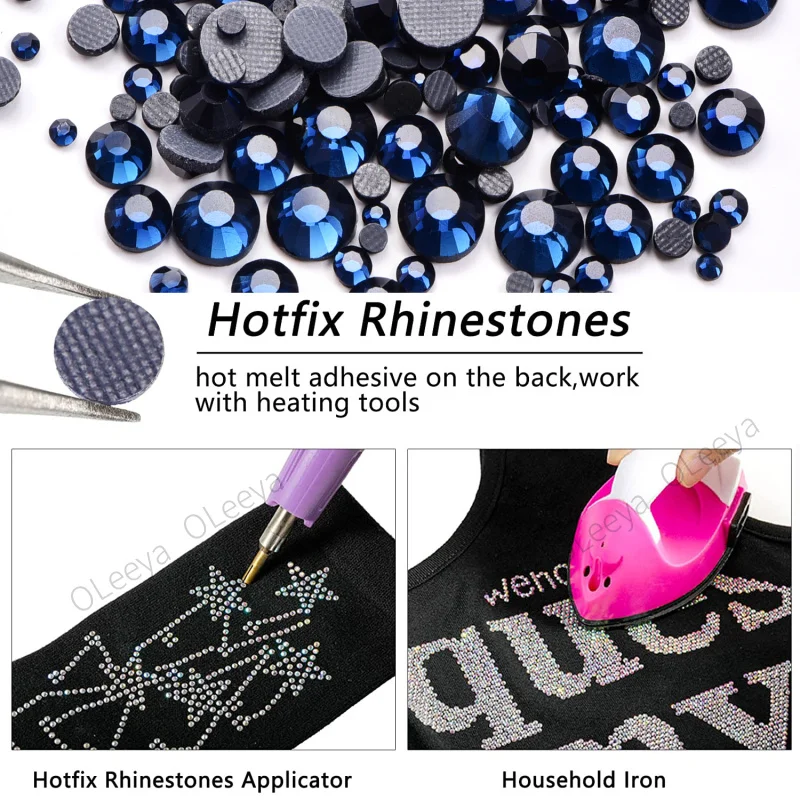 OLeeya Hot Fix Rhinestones