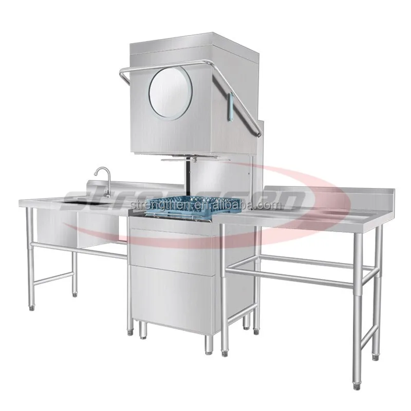 Small Dishwasher Commercial Canteen Restaurant Washing And Disinfecting