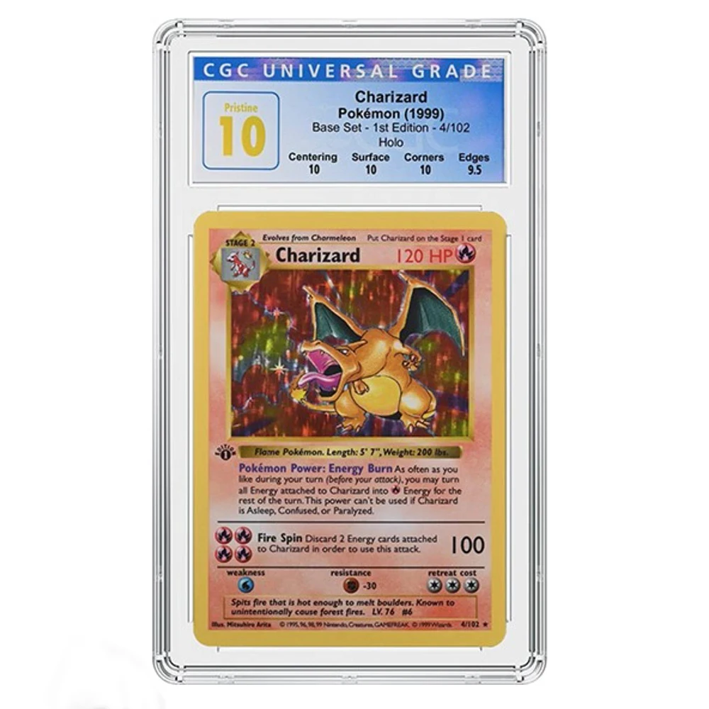 Plastic Display Card Case Sports Baseball Football Basketball Trading Collecting Graded Card Slabs for Poke Mon Card Holder