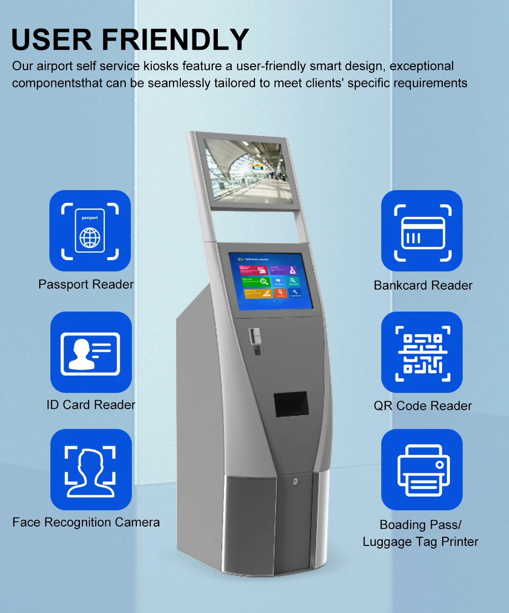 Self Service Airport Self Service Check In Kiosk Airport Passport ...