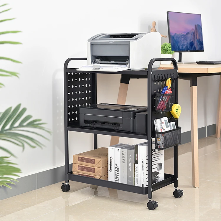 printer trolley under desk