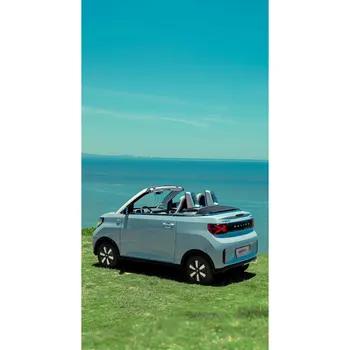 WULING 100km/h speed mini convertible electric car beautiful mini EV electric sports car 2 seater electric cars for adult