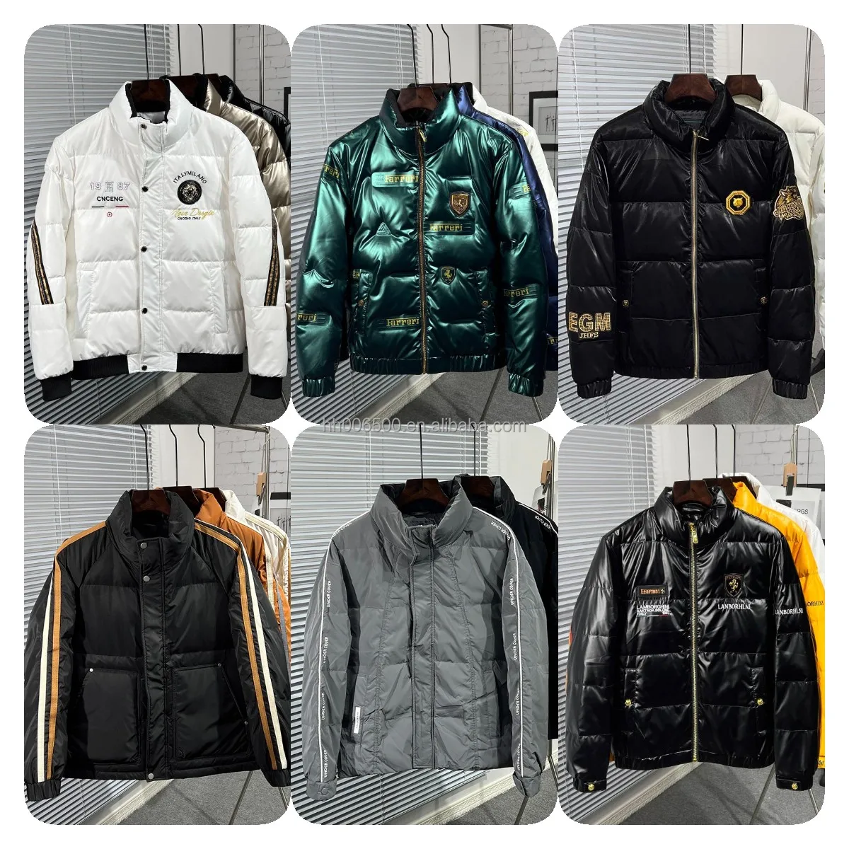 2023 Autumn And Winter Down Jacket Men's Trend Hooded Short Thick Down