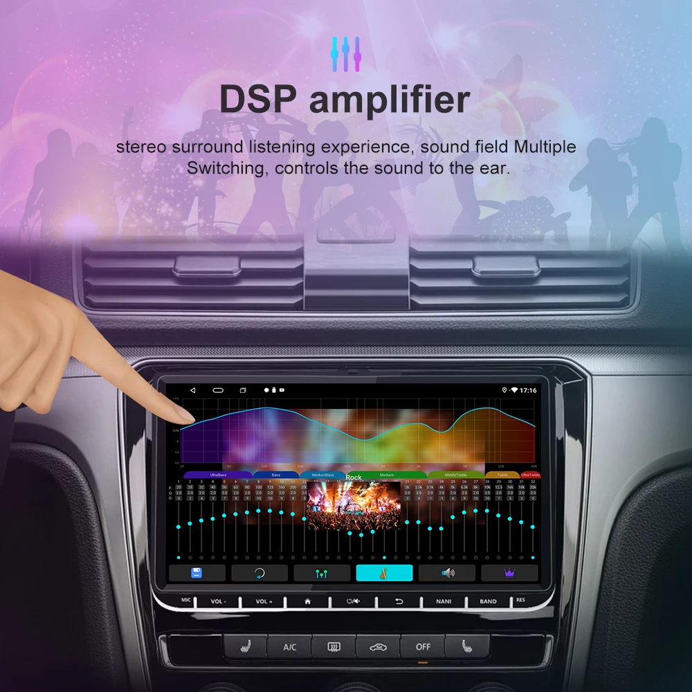 Jmance Android Player Car 9 Inch For Vw Volkswagen Radio Stereo Carplay