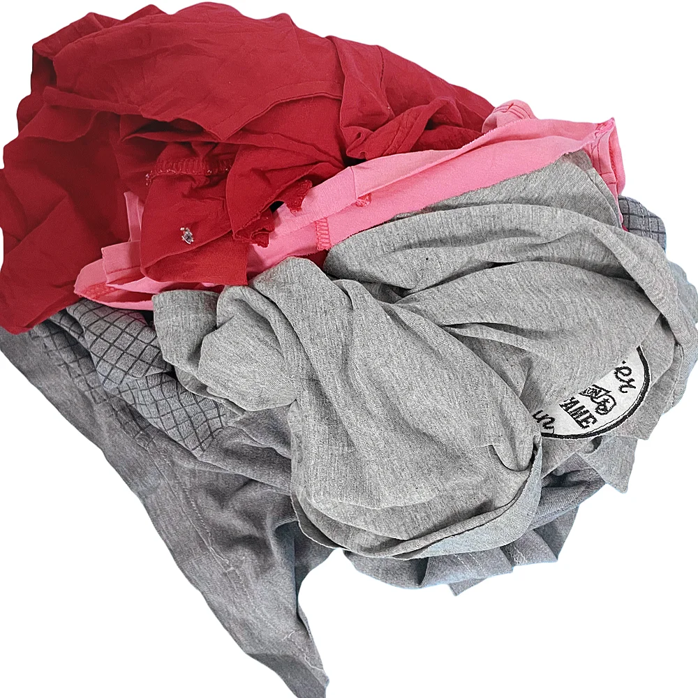 Factory Scrap Fabric Textile Cut Piece High Quality Used Clothing Rags  Cotton with Lowest Price