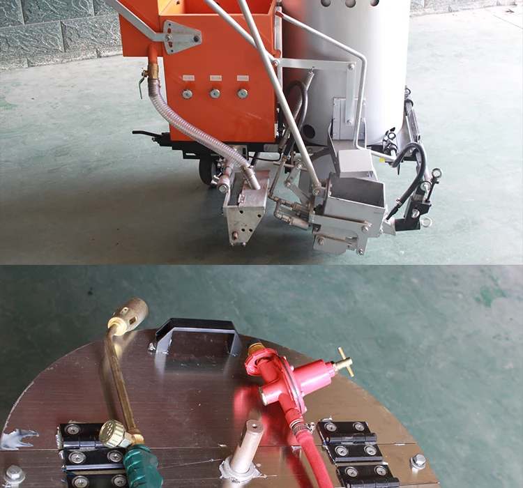 Large Capacity Road Thermoplastic Paint Line Marking Equipment China Machinery Road Line Marking Machine