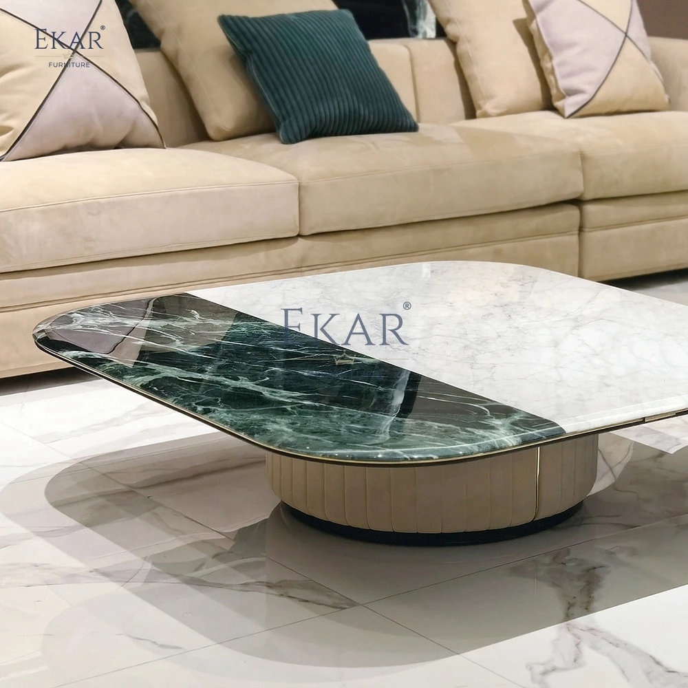 product new modern design style marble living room combination coffee table living room table-59