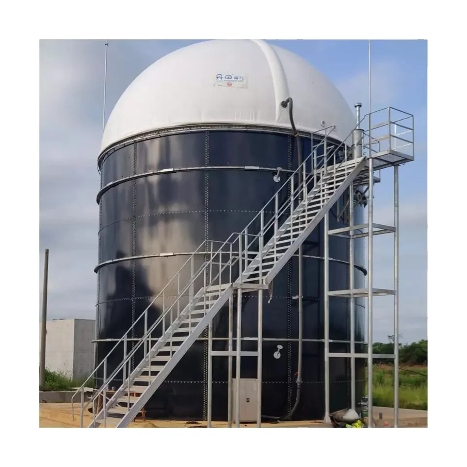 GFS Assembly Biodigester Biogas Plant Turning Human Waste/Livestock Manure&Agriculture Waste Into Cooking Gas and Electricity