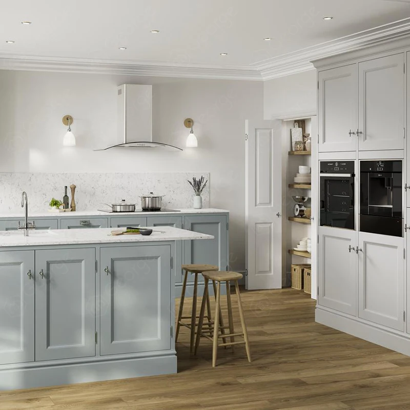 Wholesale Commercial Kitchen Island Furniture Kitchen Cupboard Lacquer