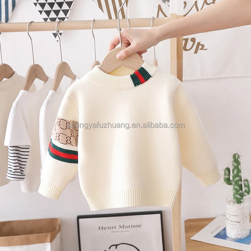 Children's Sweater Baby Solid Casual Basic Kids Sweater Thick Kids Soft Woollen Clothing for Boys Girls Autumn Winter Sweaters