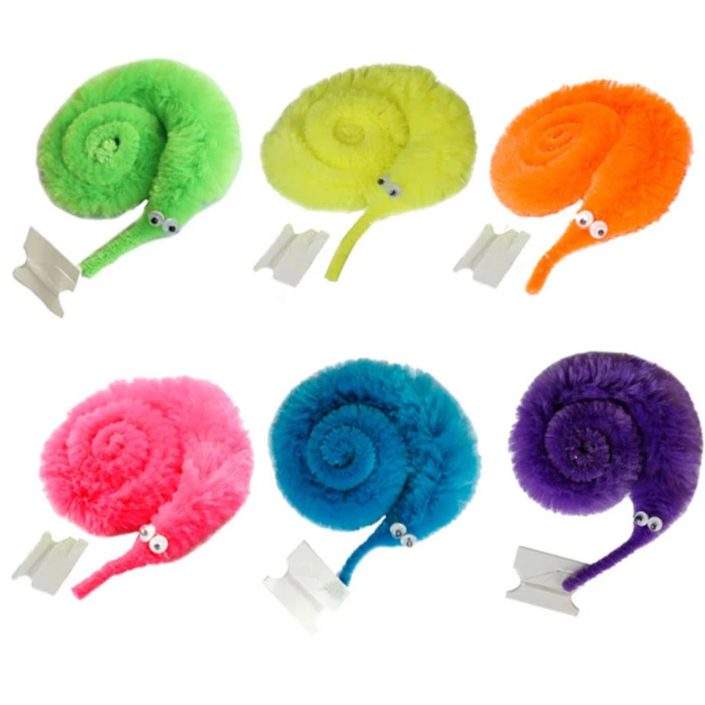 Оптовая продажа на amazon прямые продажи дешевые Волшебные черви Плюшевые Пушистые шнурки твист червь игрушки с русской блистерной