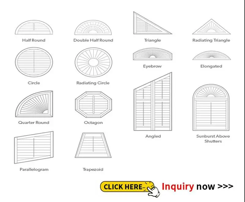 product premium custom shutter window high end decorative shutter for home office-1