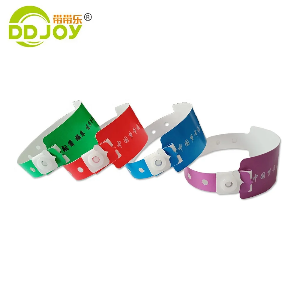 Пластиковый/бумажный/композитный браслет с логотипом на заказ для фестивалей и вечеринок