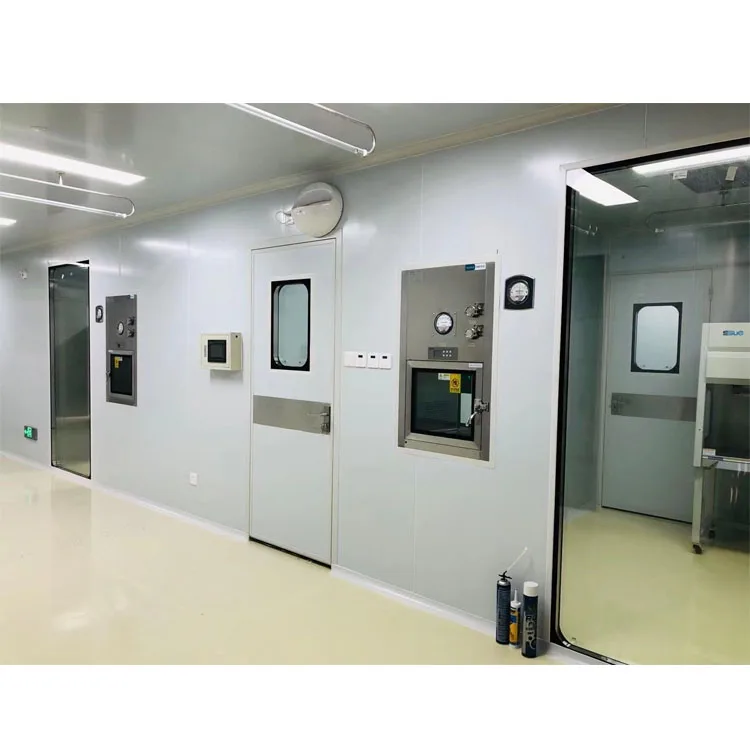Free Design Easy to Install Durable GMP Standard Pharmacy Clean Room With MGO SIP Mechanism Rock Wool Sandwich Panel