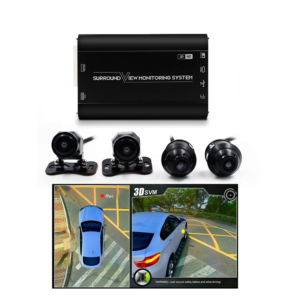 Trator Farm Truck Bird Eye Camera, Vista Panorâmica 3D, Lado traseiro,  Estacionamento dianteiro e traseiro, Assistência reversa, Kit Dash Cam, 360  Graus - AliExpress