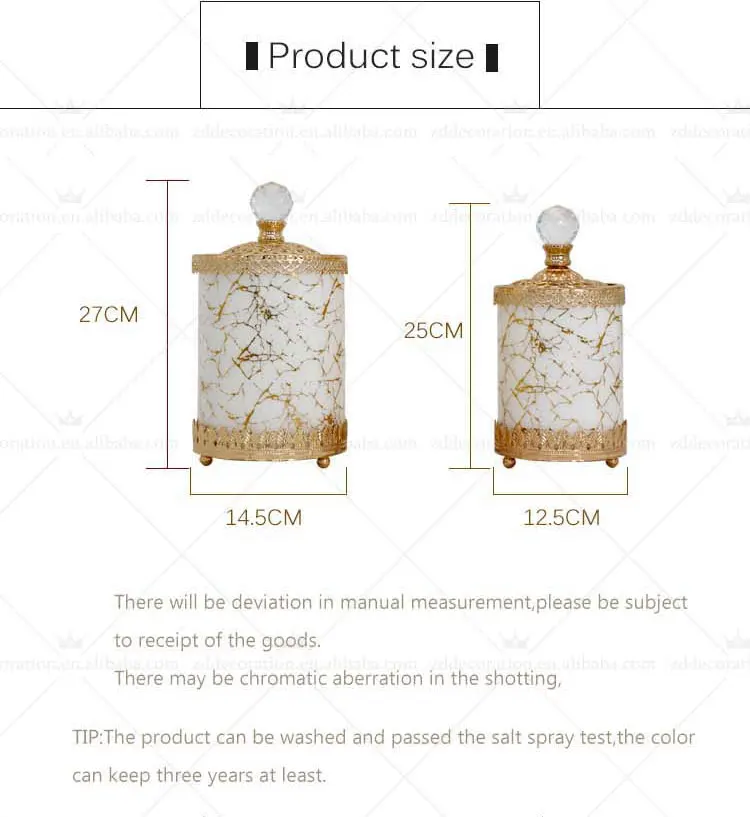 Light Luxury Phnom Penh Crystal Glass Candy Jars For Living Room Coffee