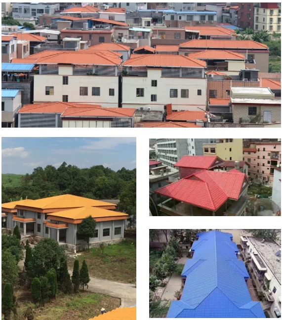 Chinese Pvc Plastic Roof Tiles Pane Color ASA Coated PVC Plastic Type of Roofing Sheets for Steep Slope Roof Supplier