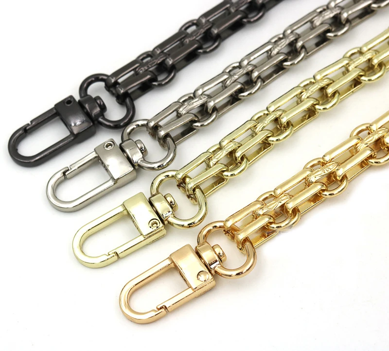 100cm/110cm/120cm 10mm Thick Metal Bag Chain Adjusted Strap Shoulder Chains  Buckle DIY Replacement Handle Hook Clasp Accessories - AliExpress