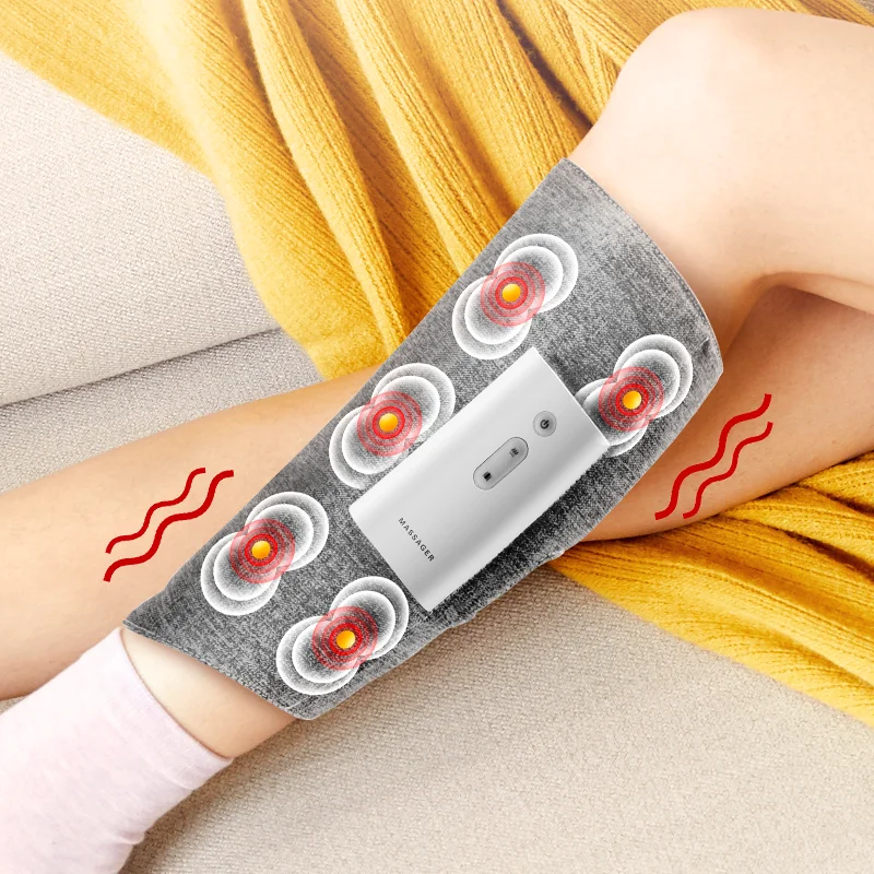 2022 Oem Rechargeable Portable Muscles Relaxation Wireless Air Compression Leg Foot and Calf Massager With Vibration
