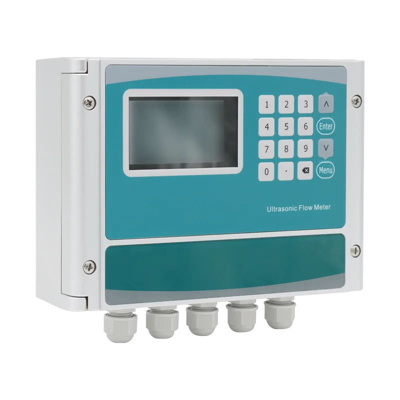 Wall mounted ultrasonic flowmeter clamp on ultrasonic flowmeter sensor ...