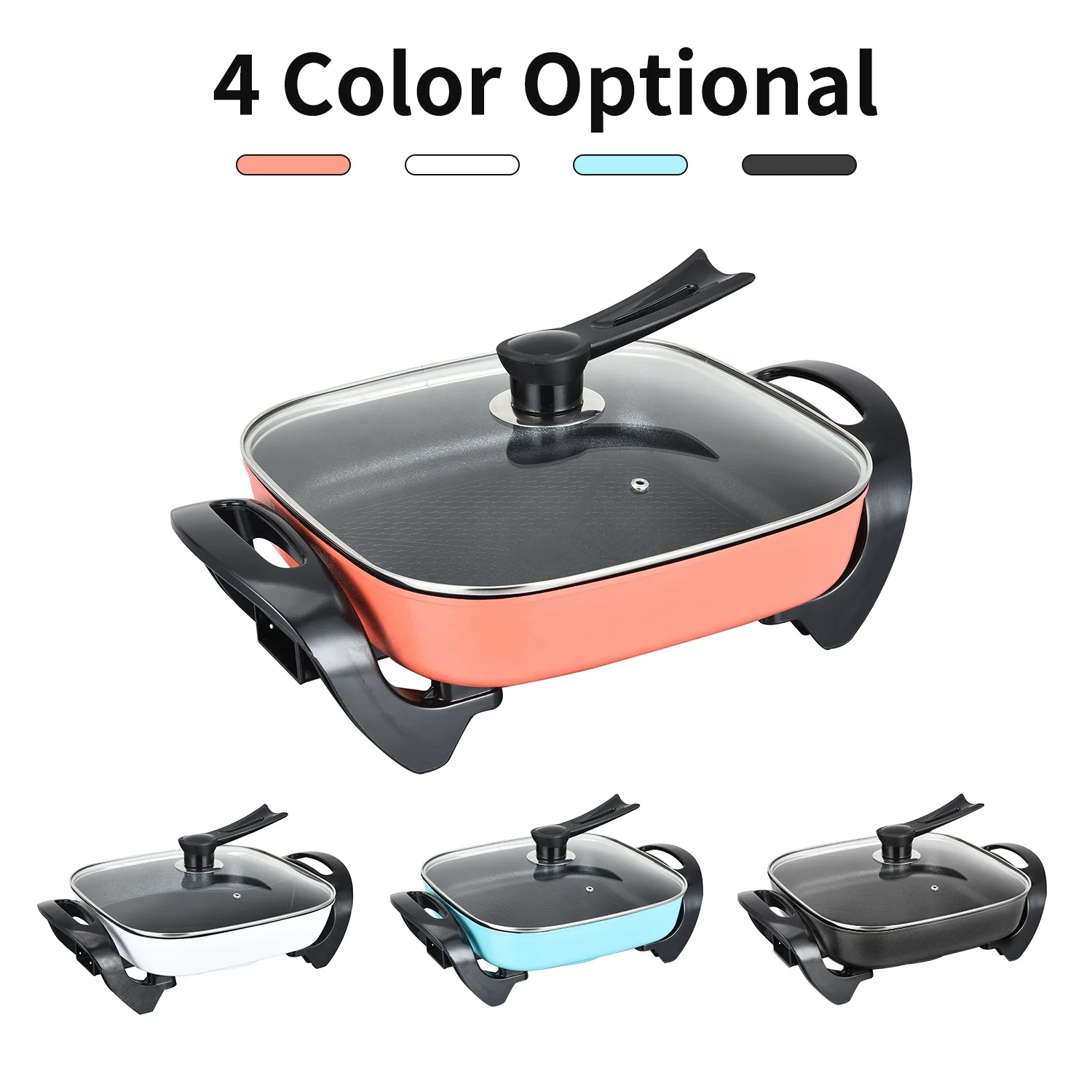 Multifunctional Square Electric Frying Pan Household Kitchen Frying Pan,  Electric Hot Pot 220v - Multi Cookers - AliExpress