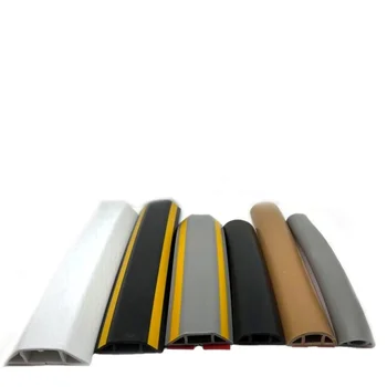 hot sale customizable size PVC Co-extruded plastic profiles ABS floor cable cover channel for building