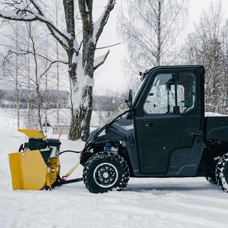 RCM Factory Direct Selling ATV Mounted Snowblower Electric Snow Blower  Removal Snow Sweeper