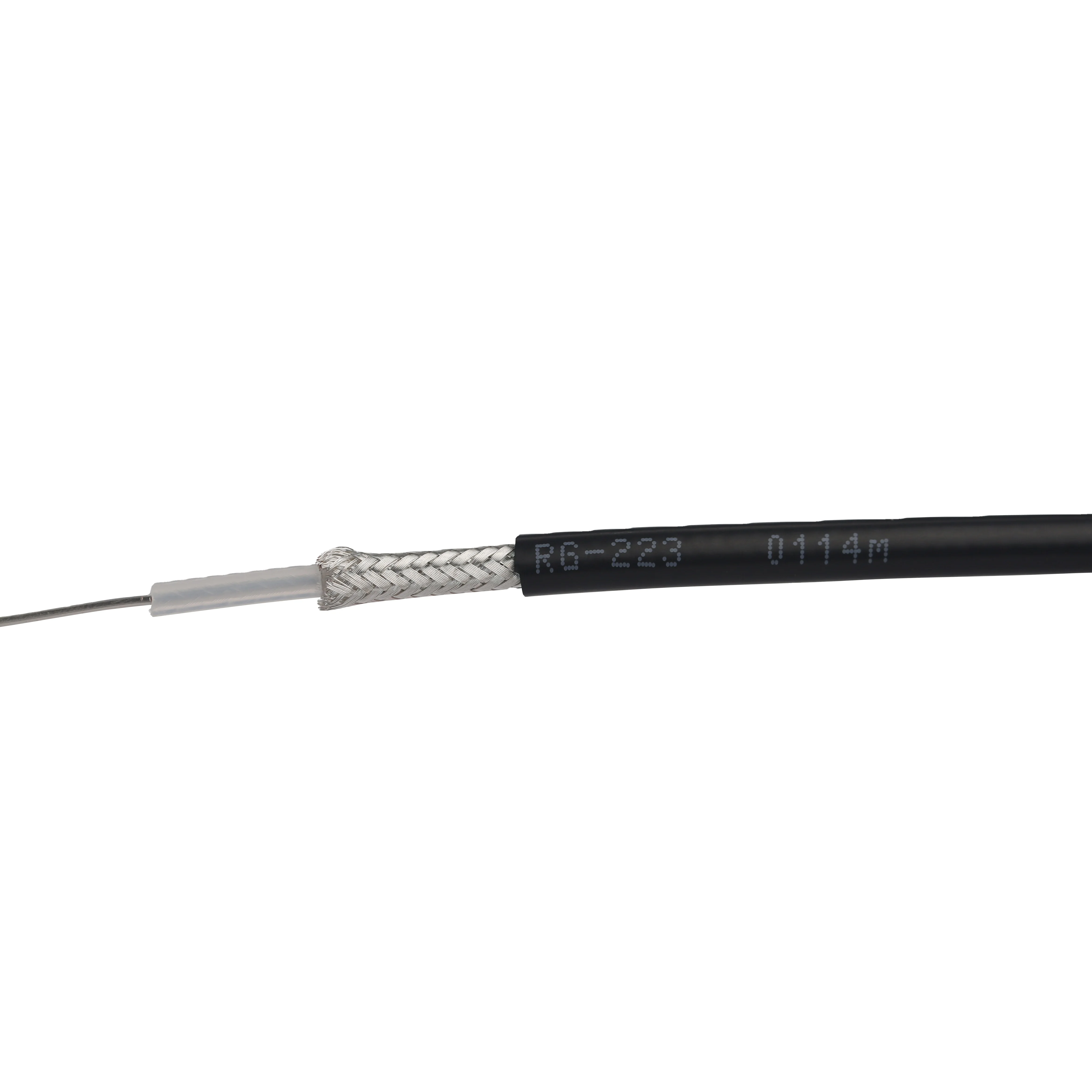 مصنع بيع مباشر Mil-C-17 خسارة منخفضة 50 أوم كابل-Coaxial RG223 للاتصالات