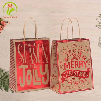 Shopping Paper Tree Storage Wreath Tote Decoration Christmas Gift Bag China