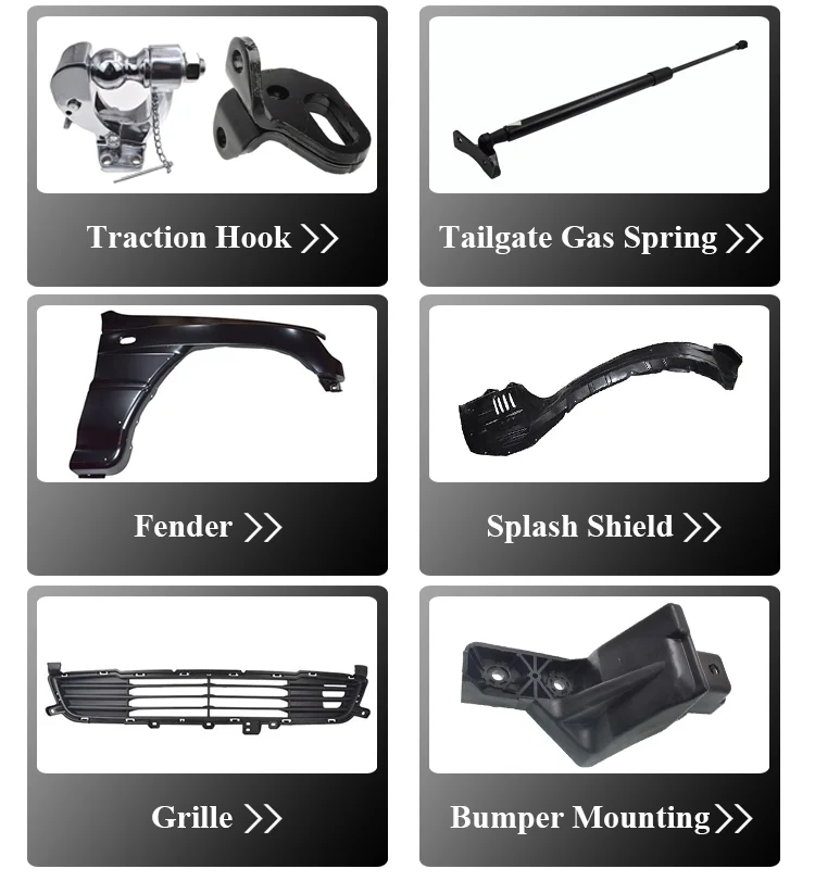 Auto Parts Rear Bumper Reinforcement Support Bracket For Toyota Hilux