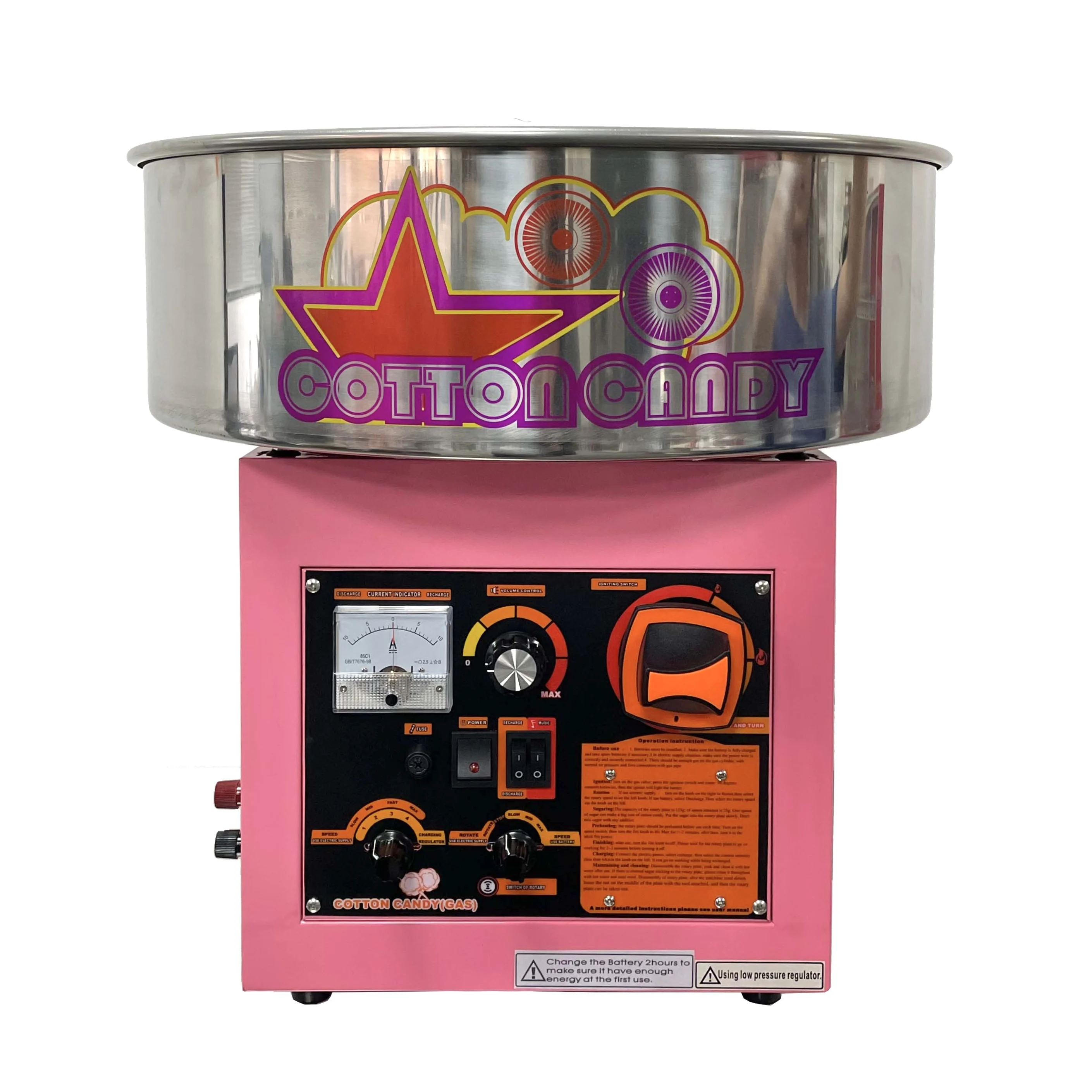 Factory Wholesale Price Gas Cotton Candy  Floss Machine Candy Vending Machine