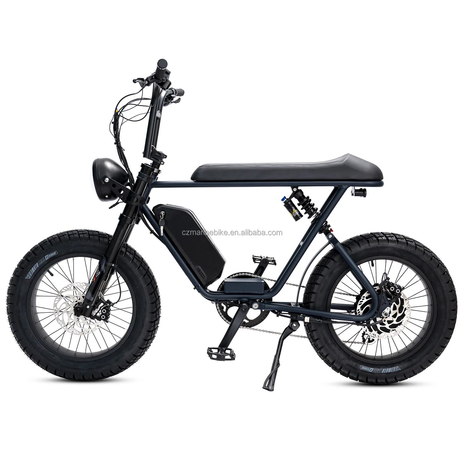 2024 Mario Full Suspension Vintage Electric Bike With 1000w Hub Motor ...