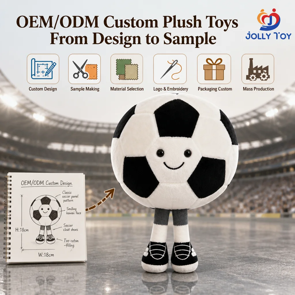 OEM ODM Custom Soccer Plush Ball Character 18cm Cotton Kawaii Smiling Cleat Shoes Soft Stuffed Toy for Sports Merchandise