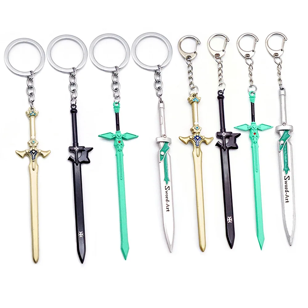 Anime Expo 2023 Sword Art Online Last Recollection Limited 4 Sword Keychain  Set