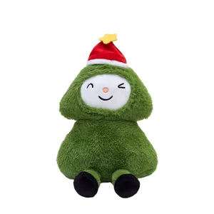 Custom Christmas Plush Toys Christmas Tree Santa Claus Christmas Plush Toy