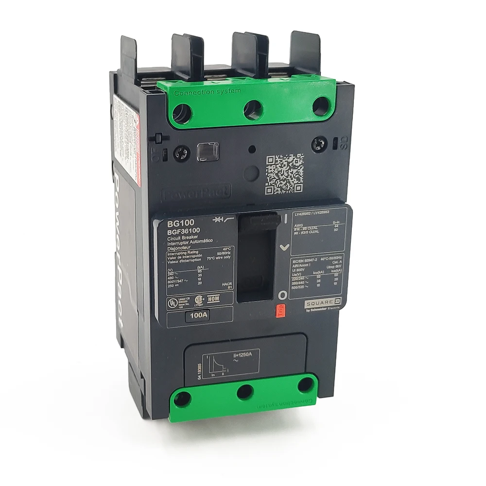 PowerPact B 18KA 3pole Circuit Breaker BDL36125 BGF36100 BGF36125 BGF36100 BDL36100 BDL36080 EverLink