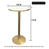 Table ronde écologique - diamètre 60cm, hauteur 75cm