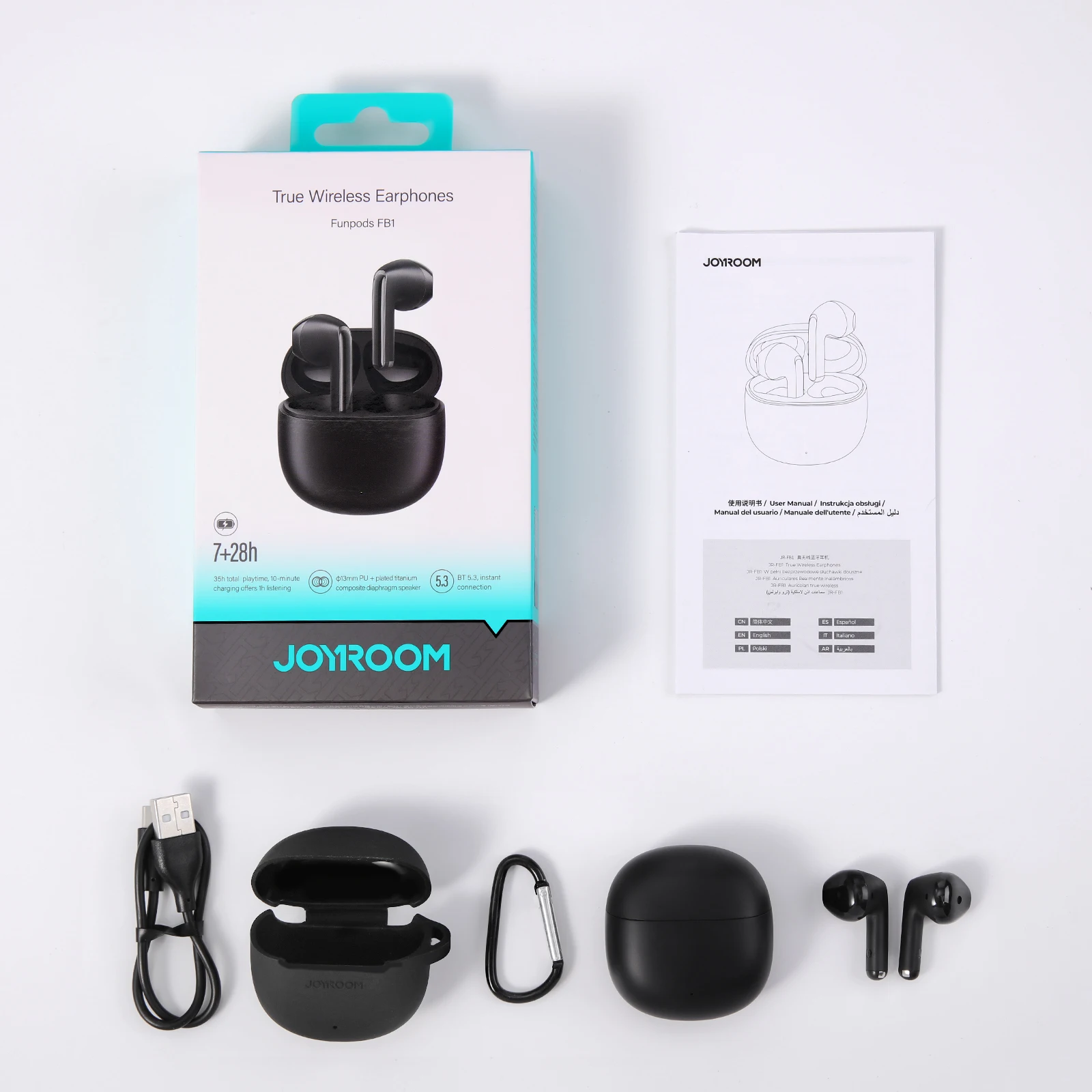 Joyroom 2024 Mini Sound Earbuds Wireless Bt5.0 Tws Bluetooth Earphone ...