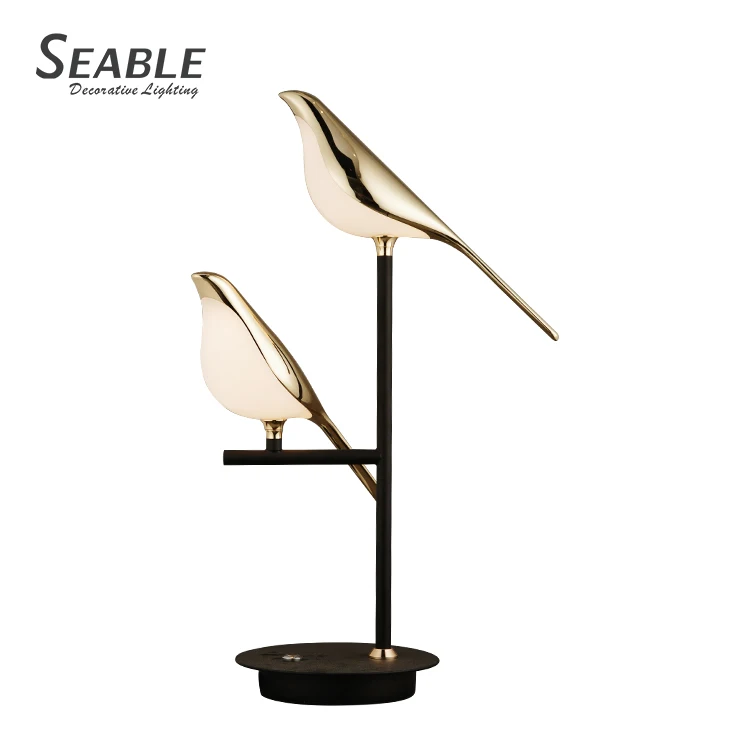 Good Price Wholesale Indoor Creative Design Bird Animal Shape Luxury Study Room Led Table Lamp